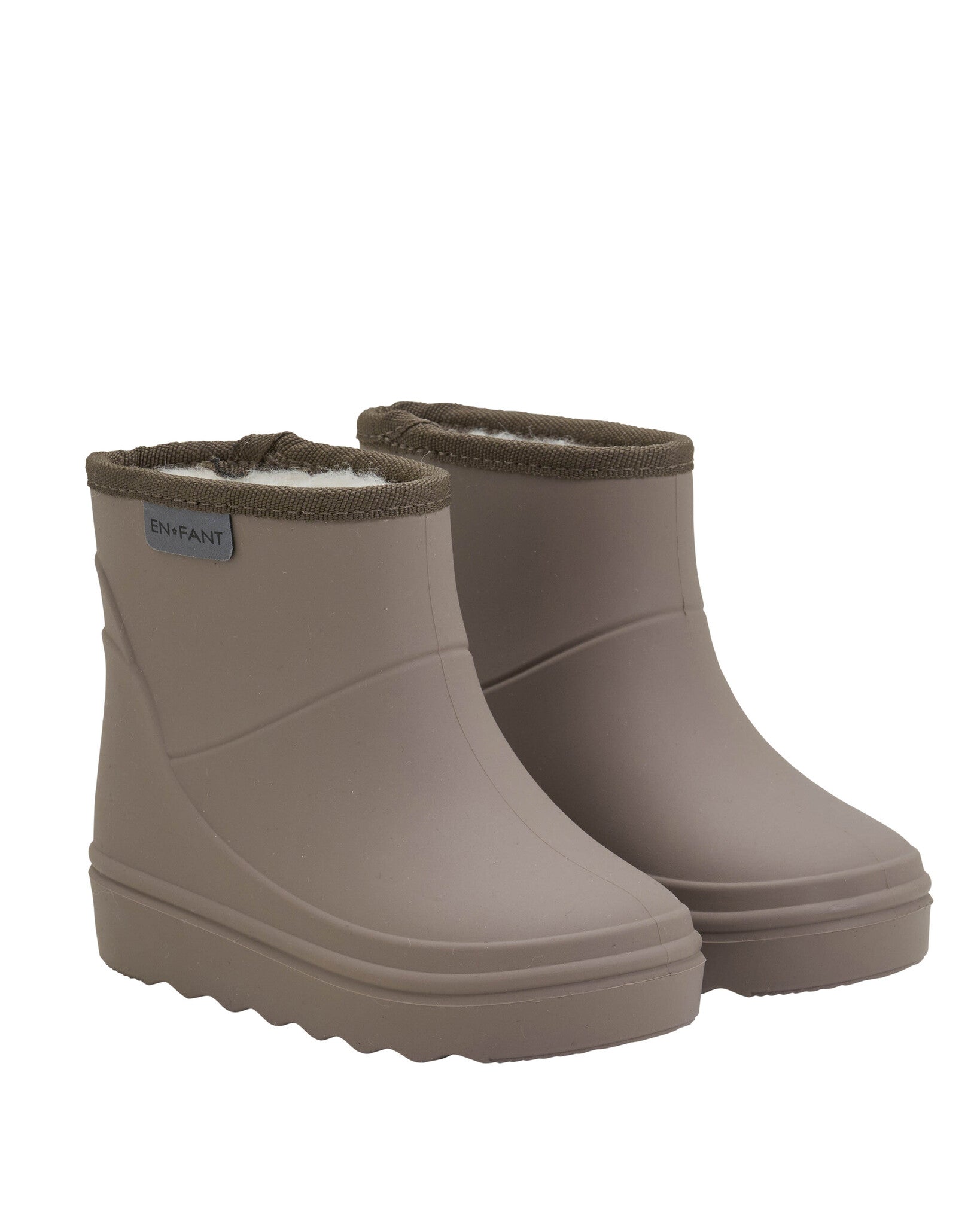 Thermo boots short rose taupe 1