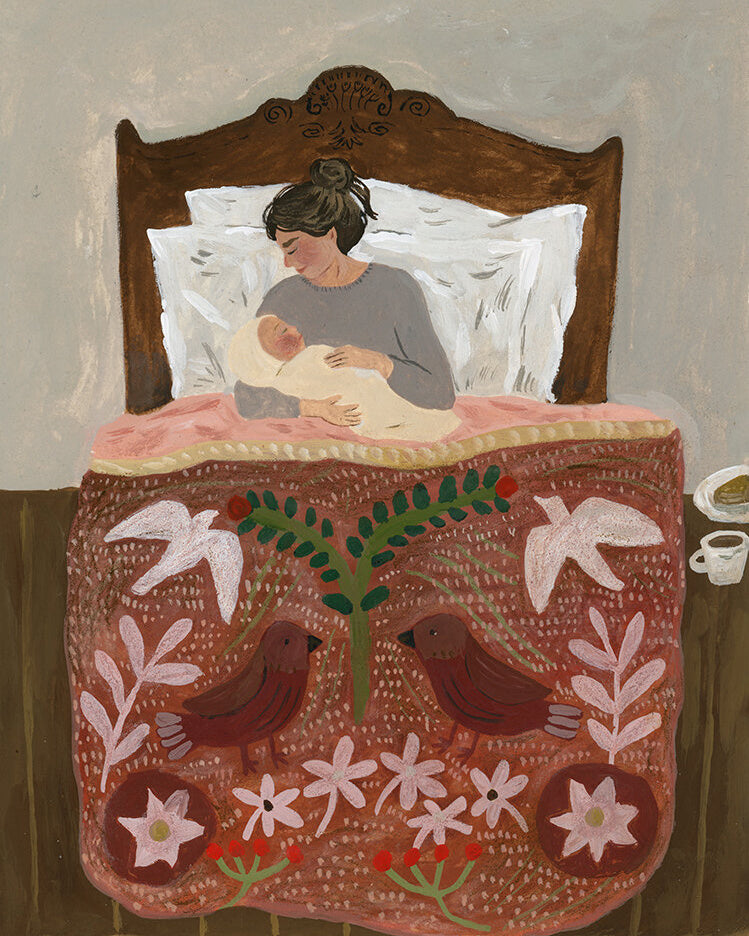 Tijana draws card Gentle beginnnings of motherhood