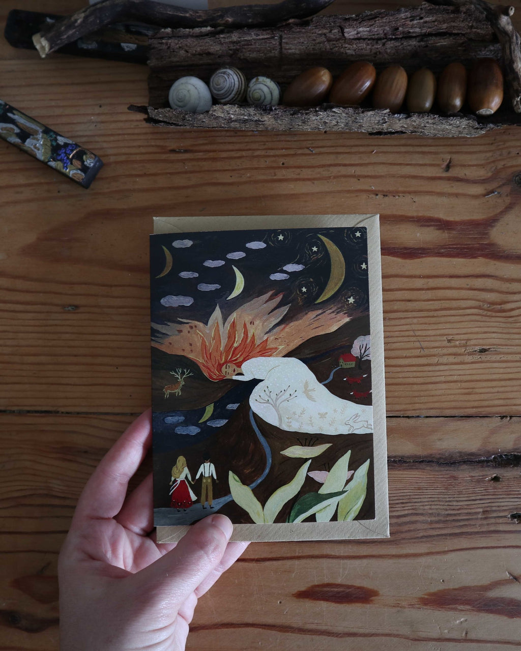 Tijana draws postcard sleeping sun