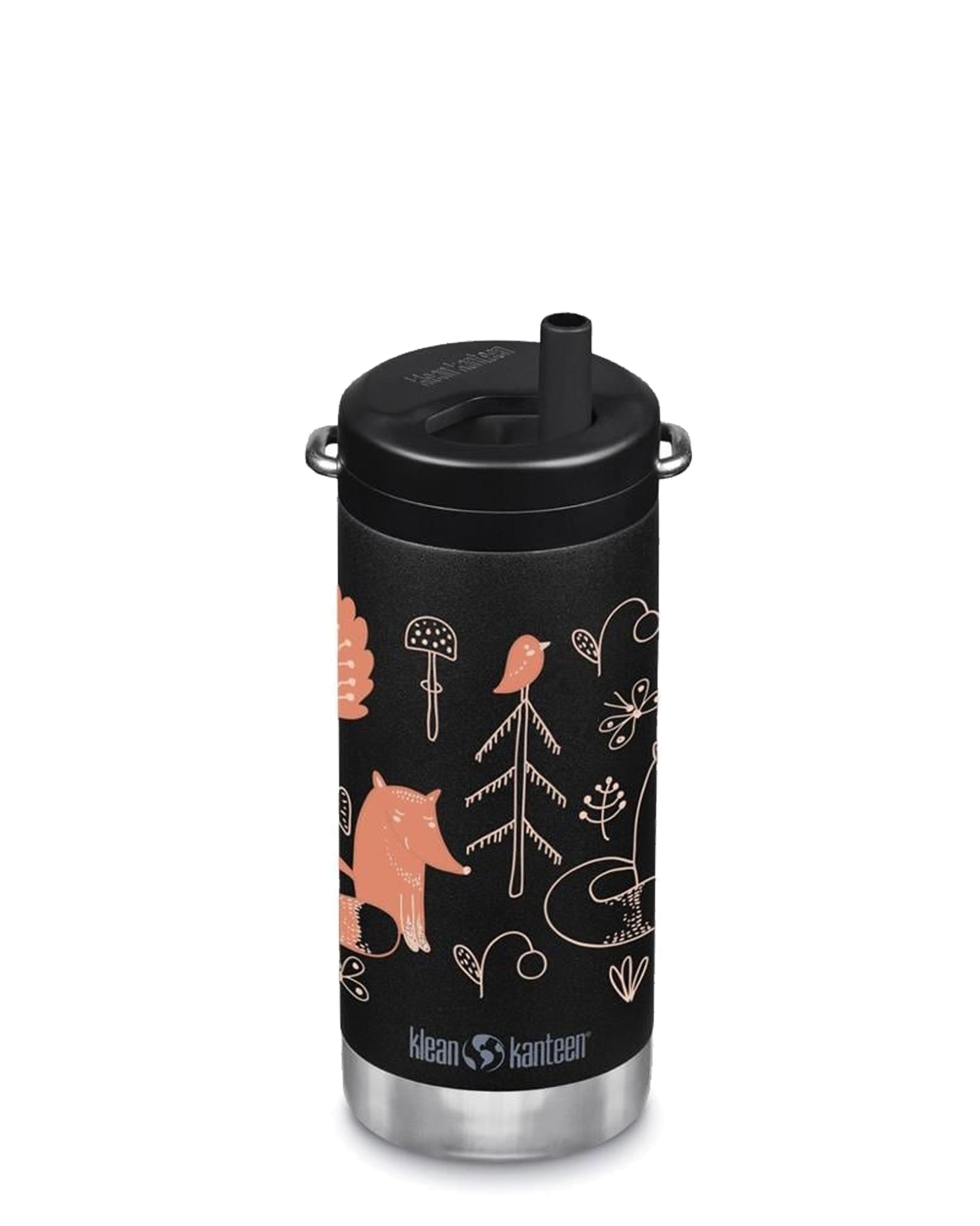 tkwide-drinkfles-met-twistdop-355-ml-black forest fox