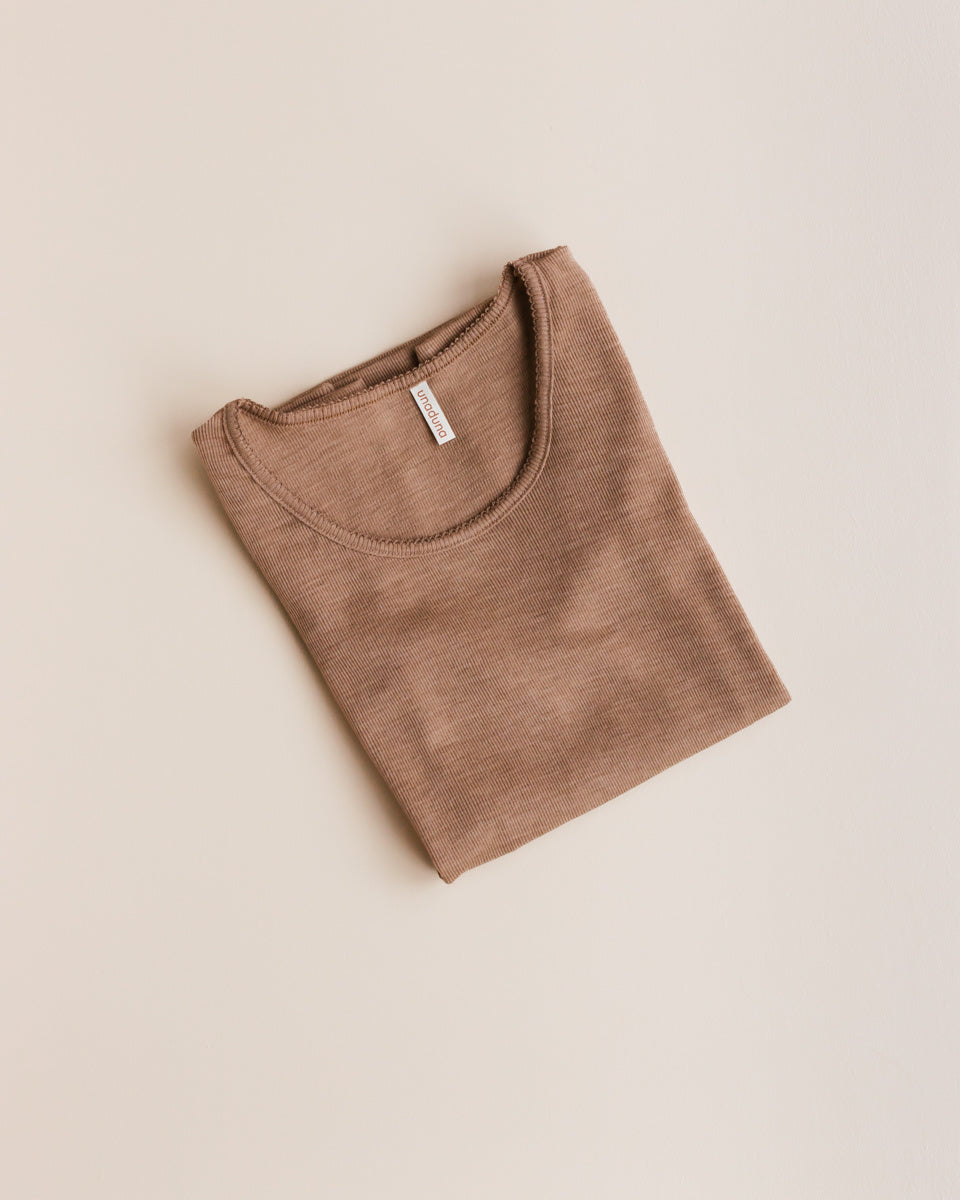 unaduna Dameshemd long sleeves tiny rib wol - semla 2