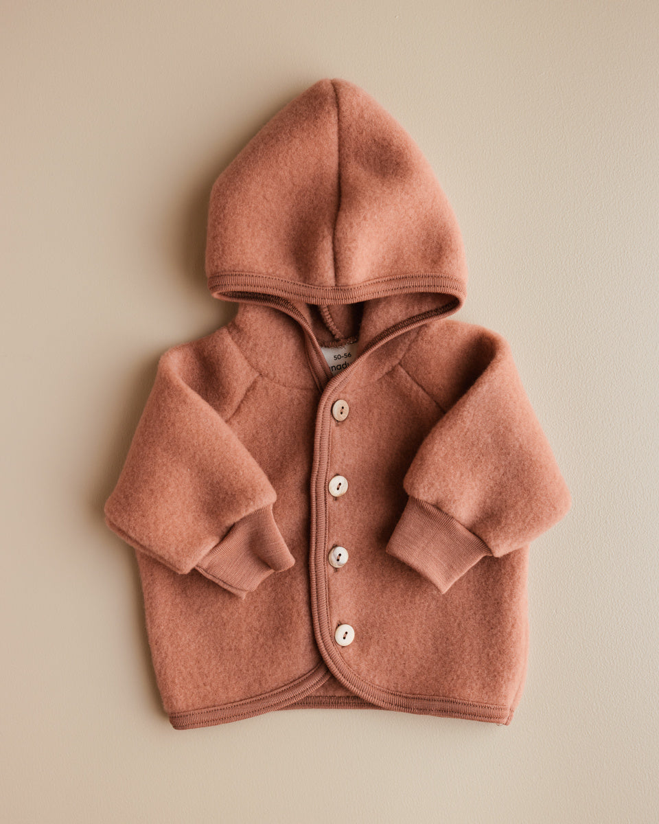 unaduna Jasje van wol-fleece - siënna clay Z575520-G18
