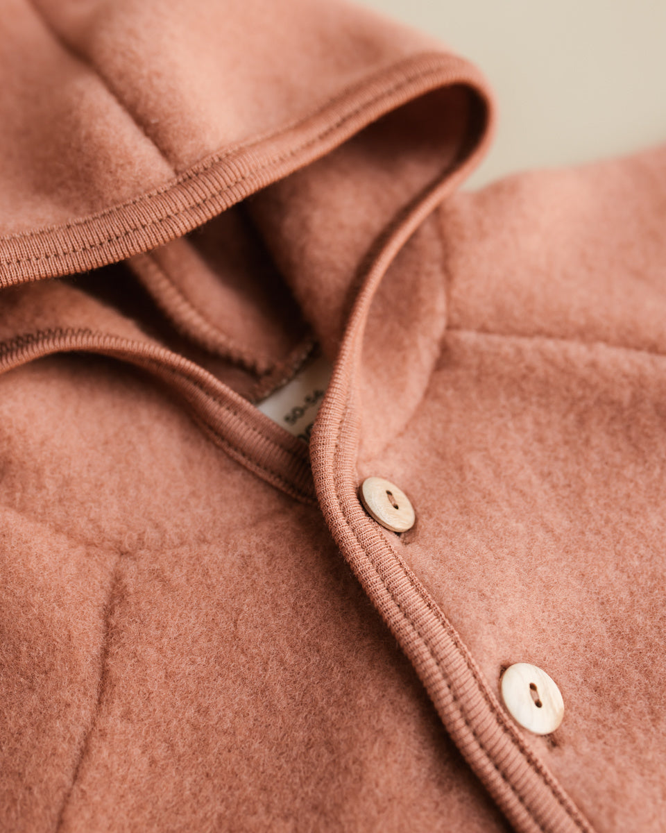 unaduna jasje van wol-fleece siënna clay Z575520-G18 2