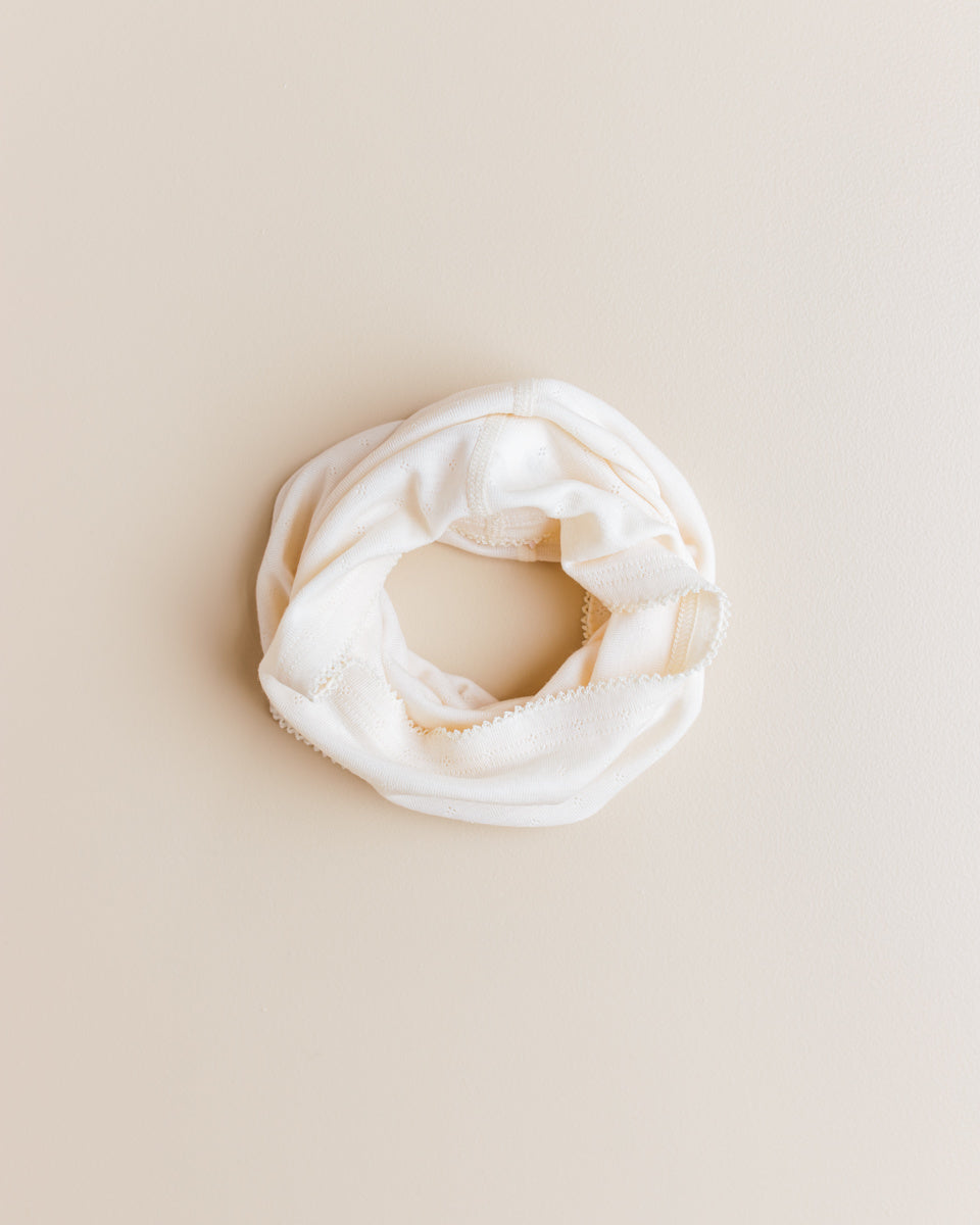 unaduna loop sjaal pointelle wol zijde munkki naturel