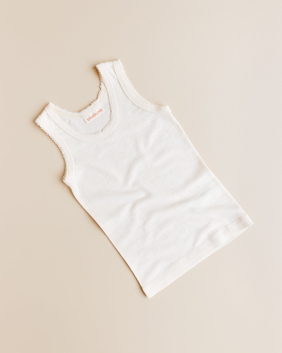 unaduna sleeveless shirt wool silk munkki natural