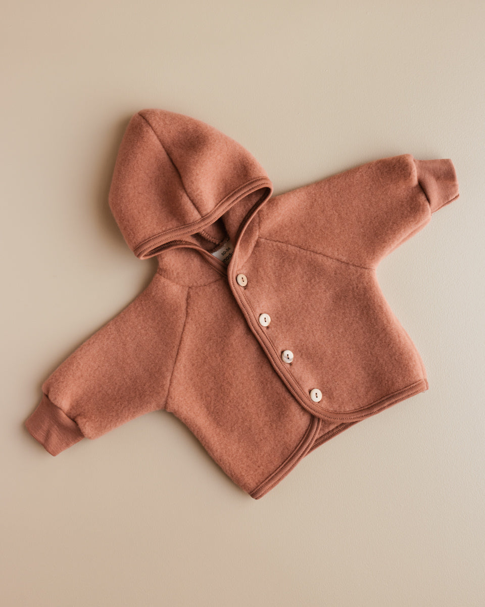 unaduna wool fleece jakcet siënna clay Z575520-G18 2