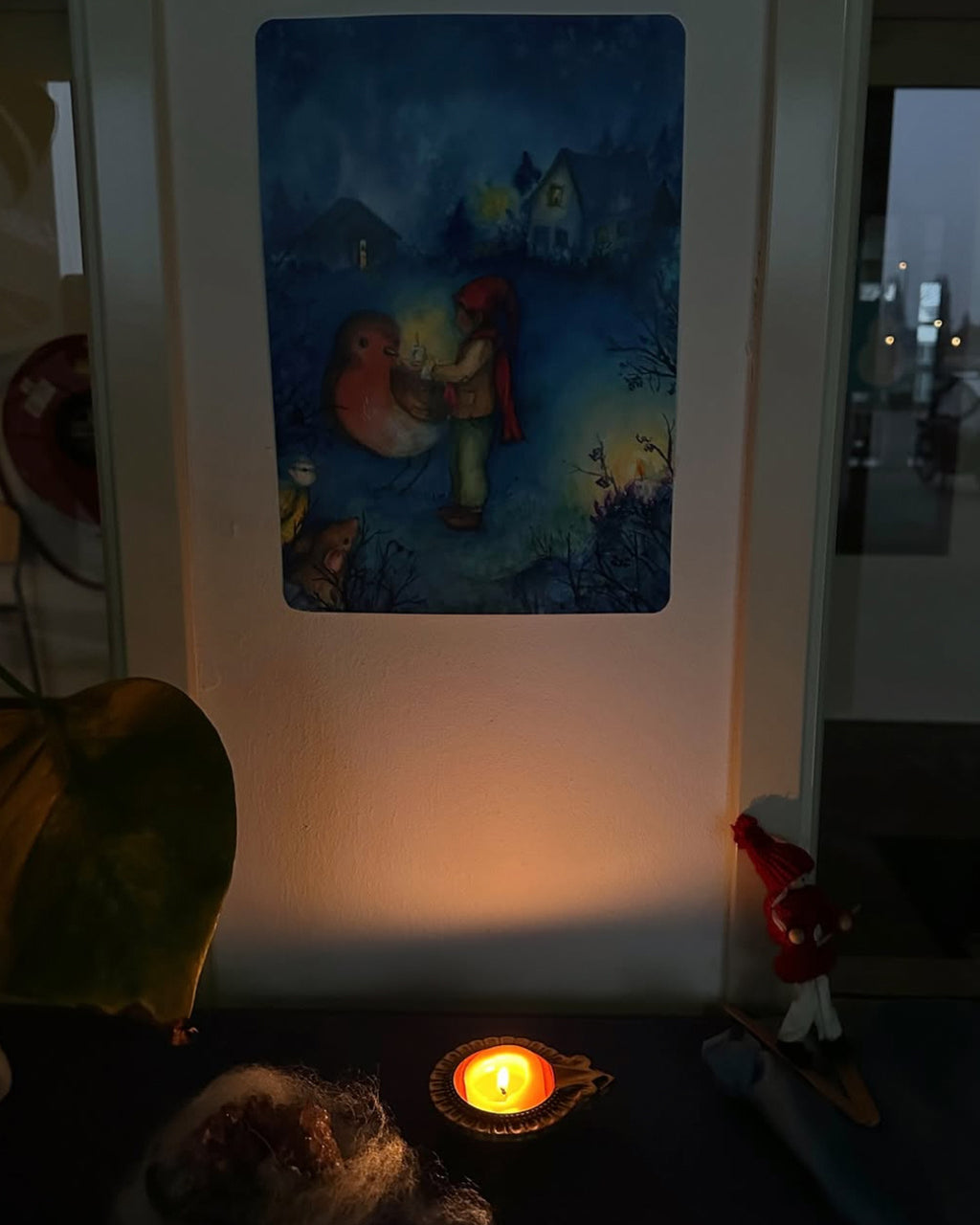 Vertelkaart - lichtjes van kabouter Toban -2