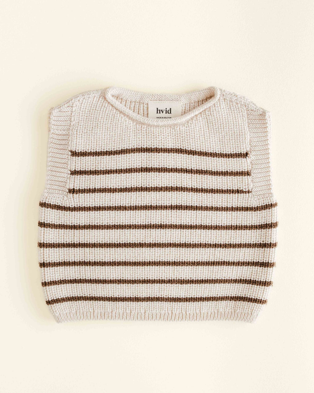 VEST HARVEY CREAM + MOCHA 1