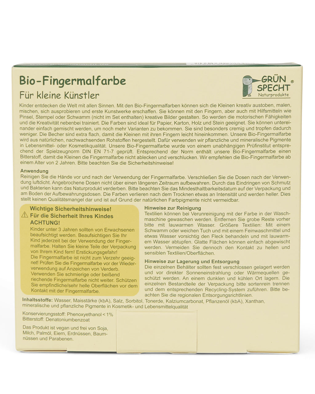 Vingerverf - 4 kleuren 6