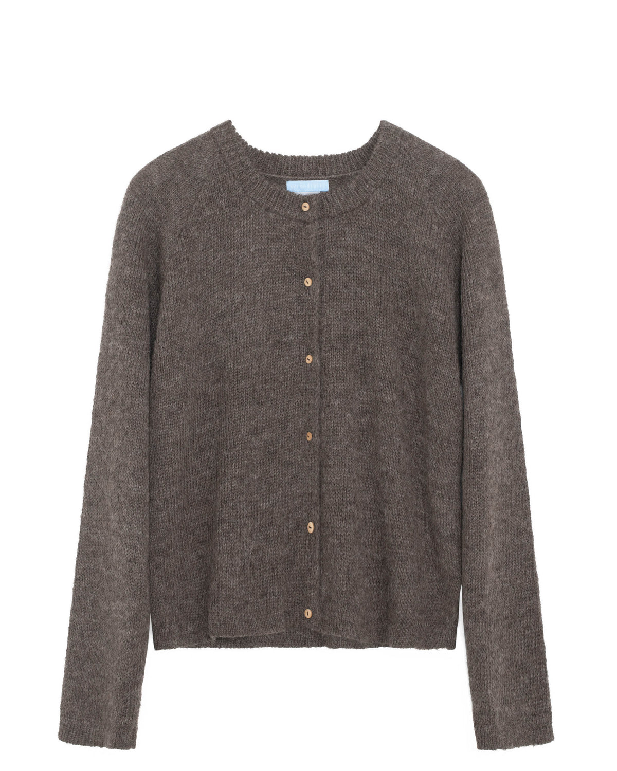 Women's alpaca cardigan Suri - owl