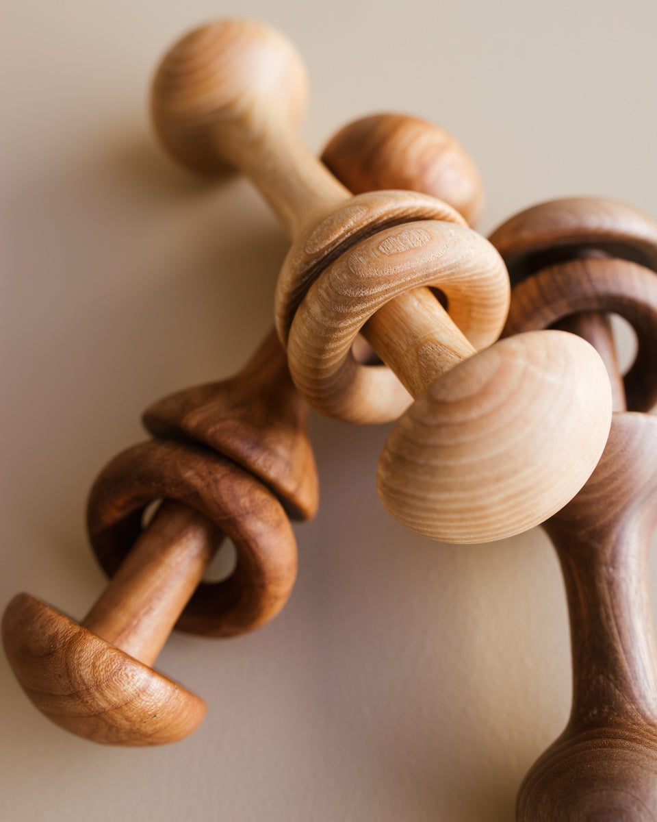 Wooden rattle copyright Ziloen