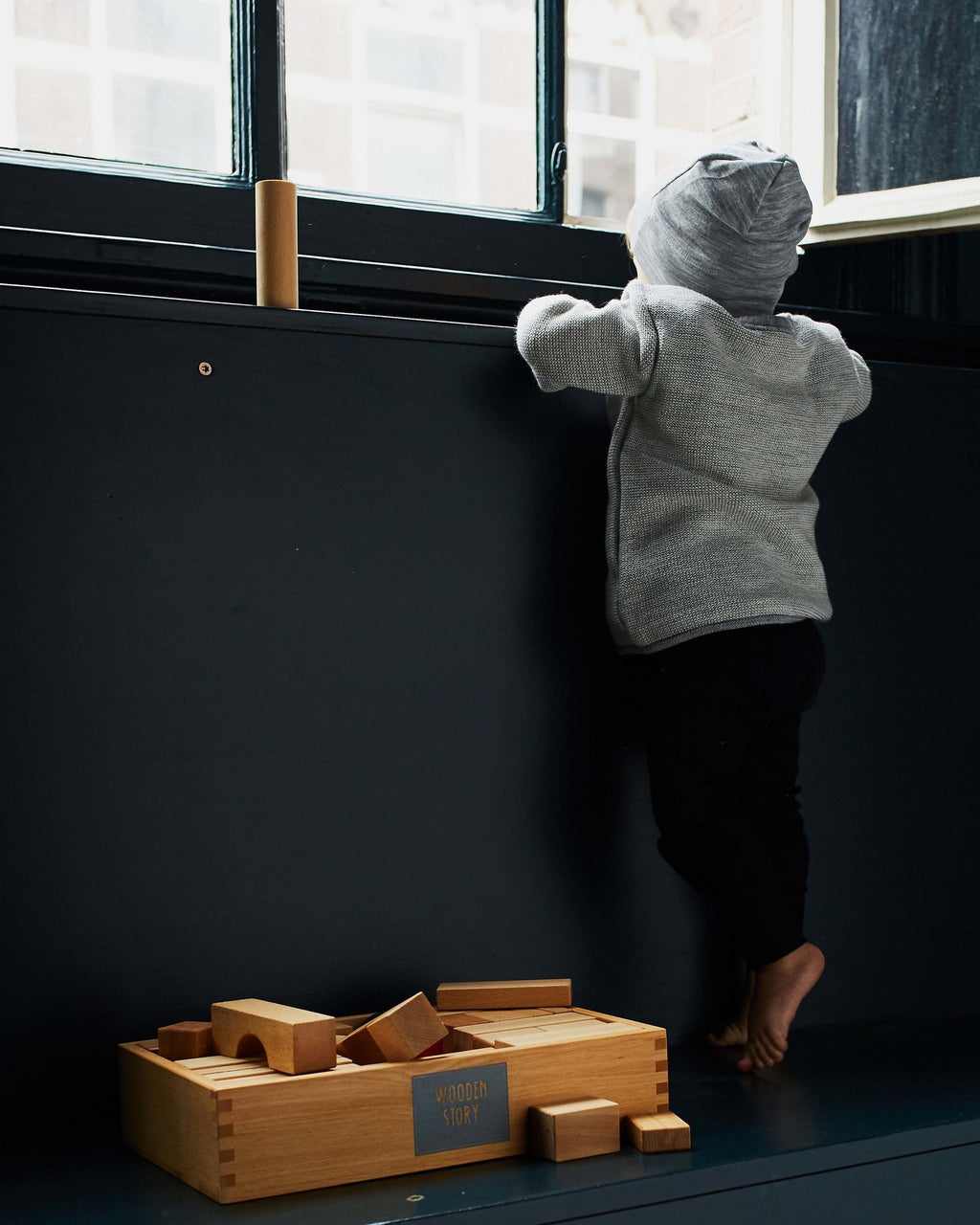 Wooden story houten blokken