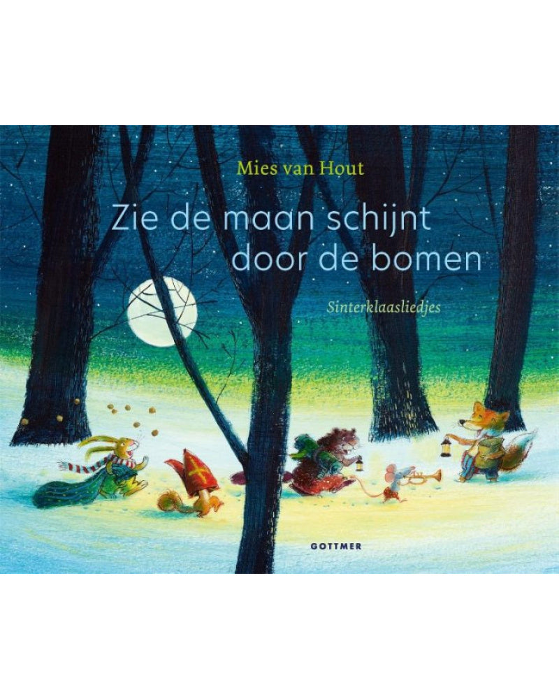 Zie de maan schijnt door de bomen 1